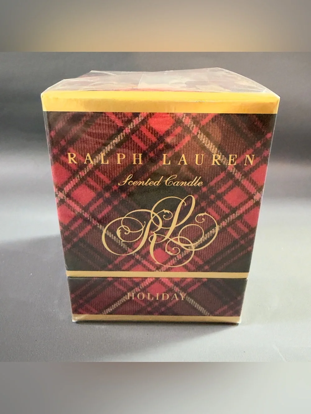 Ralph Lauren Holiday Tartan Classic Scented Candle 9.6 oz Red Currant New